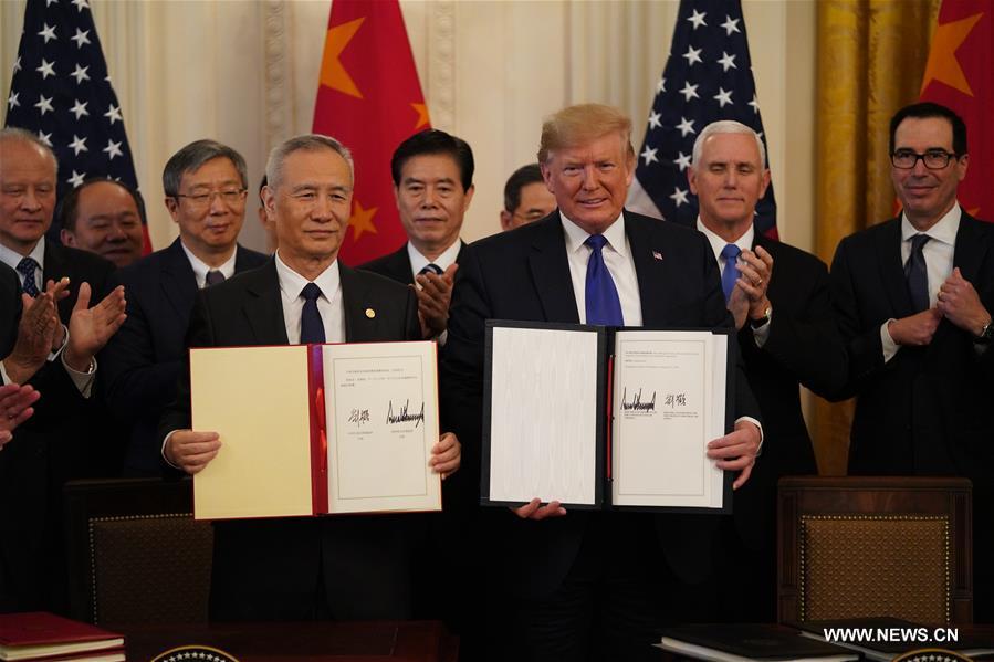  الصين والولايات المتحدة توقعان على اتفاق 