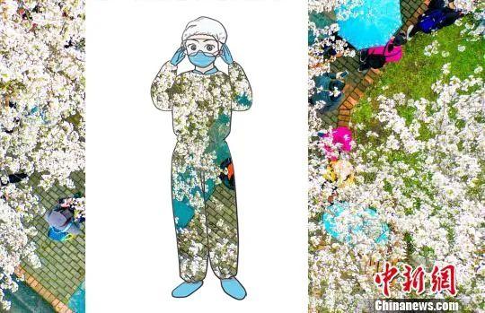 صور إبداعية: الطواقم الطبية الصينية ترتدي 