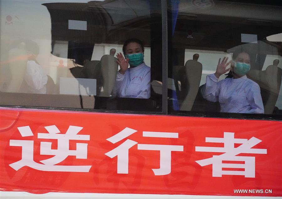 عودة الفريق الطبي لمقاطعة جيانغشي قادما من مقاطعة هوبي