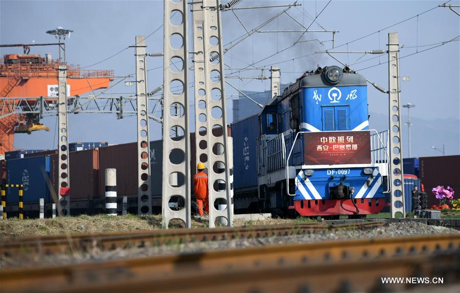 إطلاق خط قطار شحن جديد بين الصين وأوروبا من شمال غربي الصين