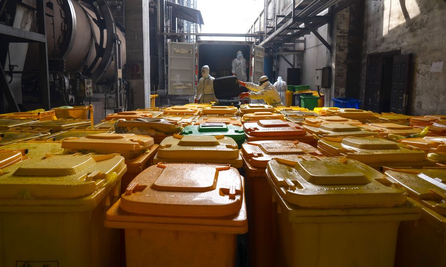 تحسن ملحوظ في قدرة الصين على معالجة النفايات الطبية