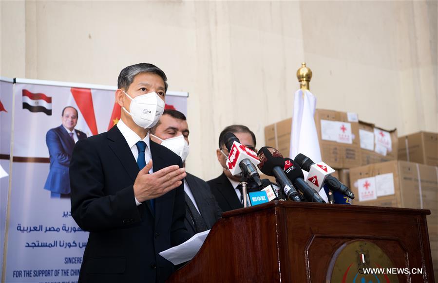 تقرير إخباري: الصين تسلم مصر الدفعة الثانية من المستلزمات الطبية والوقائية لمواجهة مرض فيروس كورونا