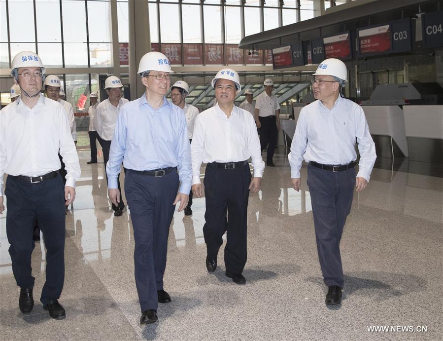 نائب رئيس مجلس الدولة يشدد على أهمية البناء الأولي لميناء هاينان