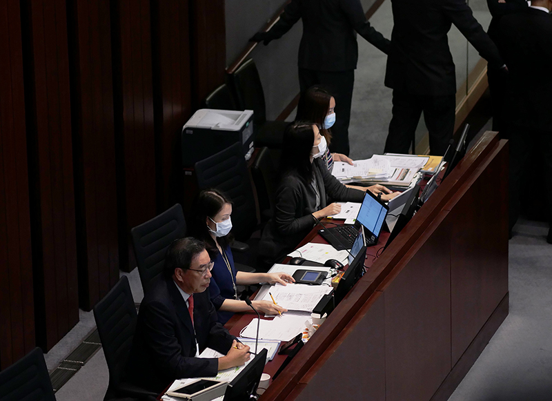 المجلس التشريعي في هونغ كونغ يمرر مشروع قانون النشيد الوطني