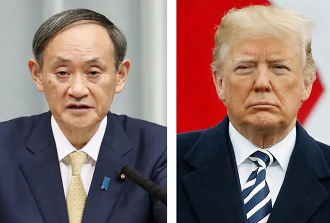 الإعلام المحلي: رئيس الوزراء الياباني الجديد سوغا يجري أولى محادثاته الهاتفية مع ترامب