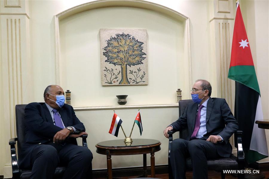 وزيرا خارجية الأردن ومصر يؤكدان على مركزية القضية الفلسطينية وحل الدولتين