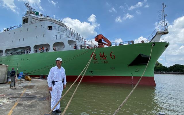 سفينة أبحاث صينية تزن 3000 طن تكمل اختبارا بحريا