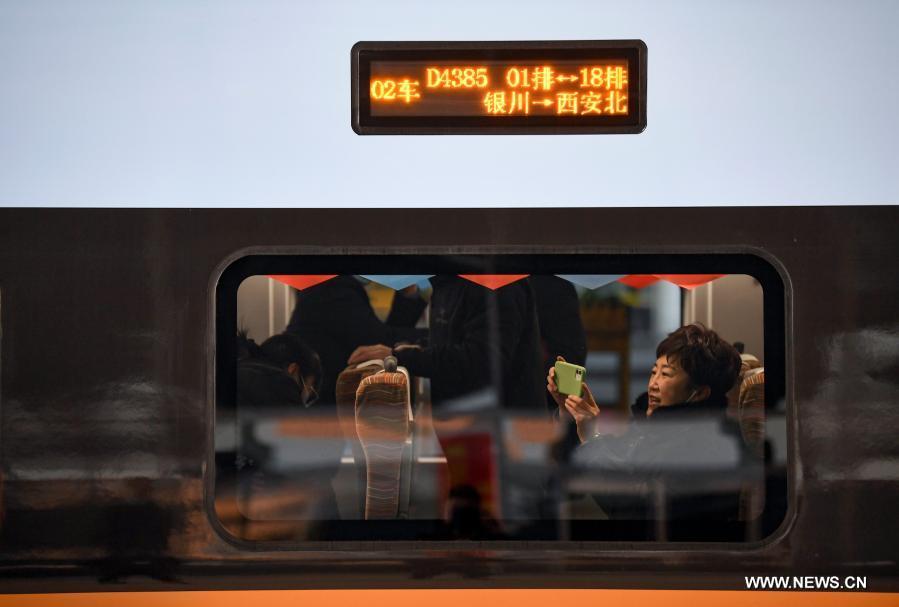 اتصال جميع الحواضر في شمال غربي الصين بشبكة السكك الحديد الوطنية فائقة السرعة مع افتتاح خط سكة حديد يينتشوان-شيآن فائقة السرعة