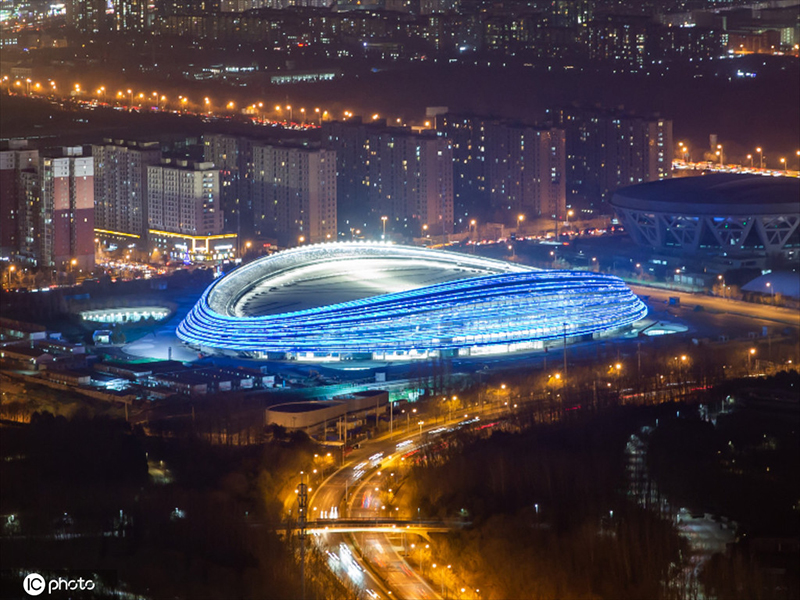 القاعة الوطنية للتزلج السريع للألعاب الأولمبية الشتوية في بكين 2022 تكتمل رسمياً