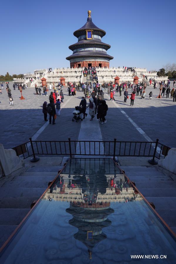 ازدهار السياحة في بكين خلال عطلة عيد الربيع
