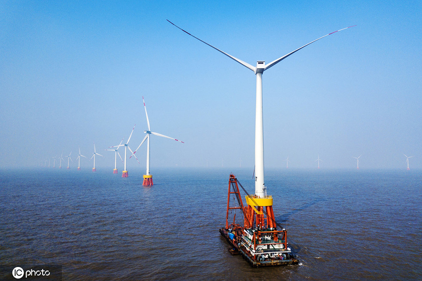 الصين تركب نصف القدرات العالمية الجديدة لطاقة الرياح البحرية في عام 2020