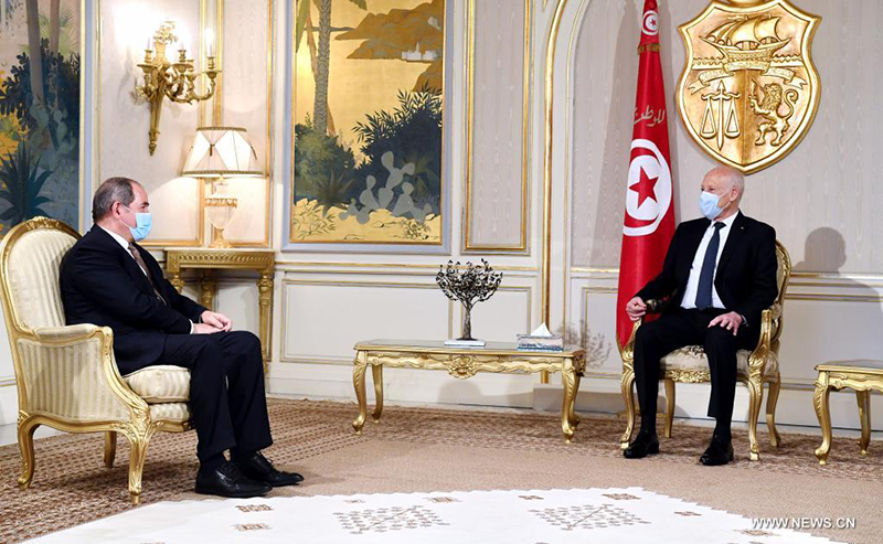 الرئيس التونسي يتلقى رسالة من نظيره الجزائري