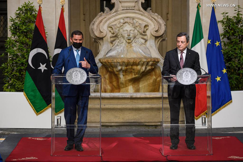 رئيسا الوزراء: إيطاليا وليبيا تعززان التعاون في شؤون الهجرة والطاقة المتجددة