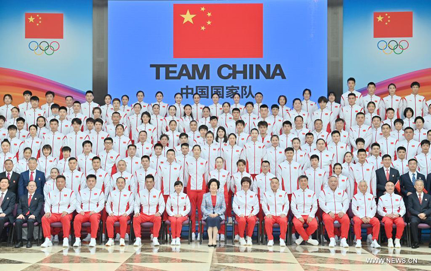 نائبة رئيس مجلس الدولة الصيني تدعو إلى التميز الرياضي والروح الرياضية في أولمبياد طوكيو