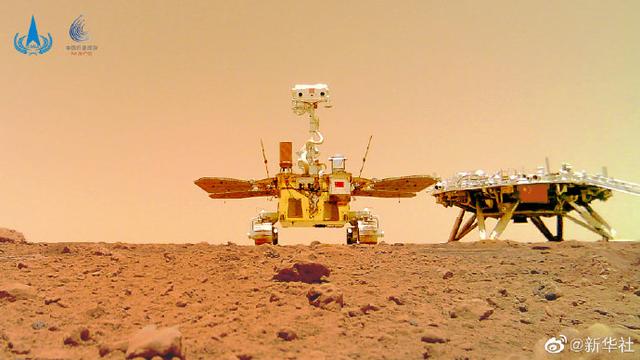 مركبة التجوال الصينية لاستكشاف المريخ تقطع أكثر من 509 أمتار على سطح الكوكب الأحمر