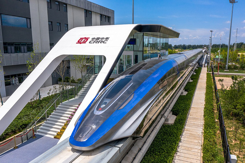 الصين تنجح في تصنيع قطار ماجليف بسرعة 600 كلم في الساعة