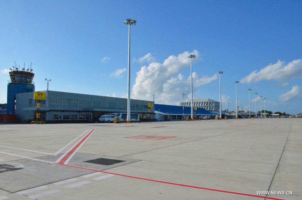 المالديف تفتتح ساحة انتظار للطائرات شيدتها الصين في مطار فيلينا الدولي