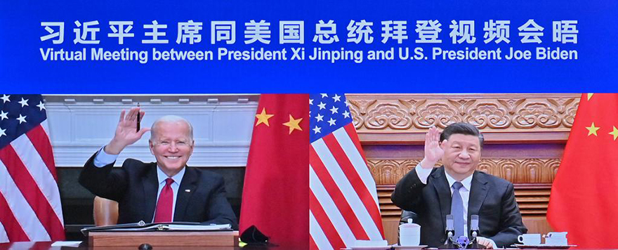 تعليق: اجتماع افتراضي يرسم مسار العلاقات الصينية الأمريكية