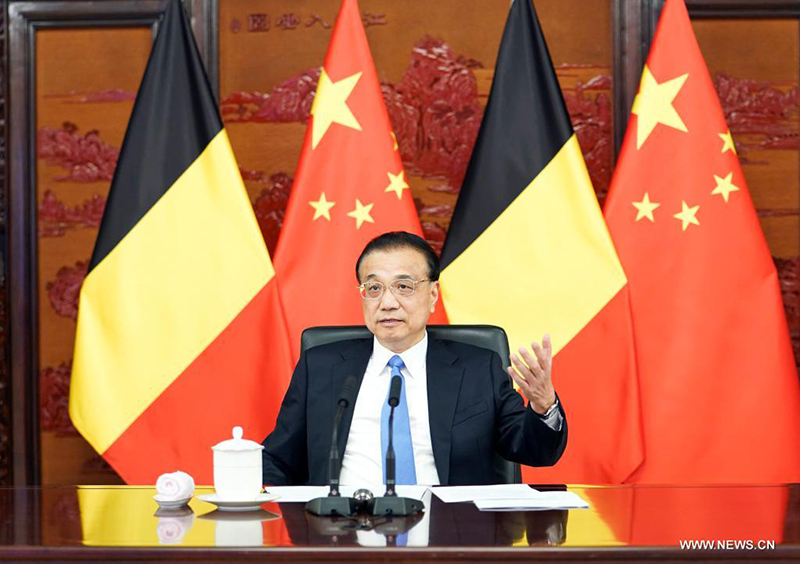 الصين وبلجيكا تتعهدان بتعزيز التعاون