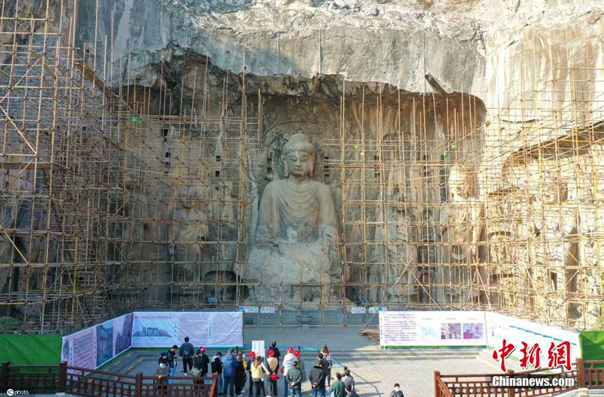 انطلاق أعمال الصيانة والترميم لمعبد فانغ شيان بخنان