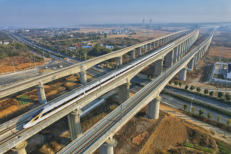 شبكة السكك الحديدية عالية السرعة في الصين تتجاوز 40 ألف كيلومتر