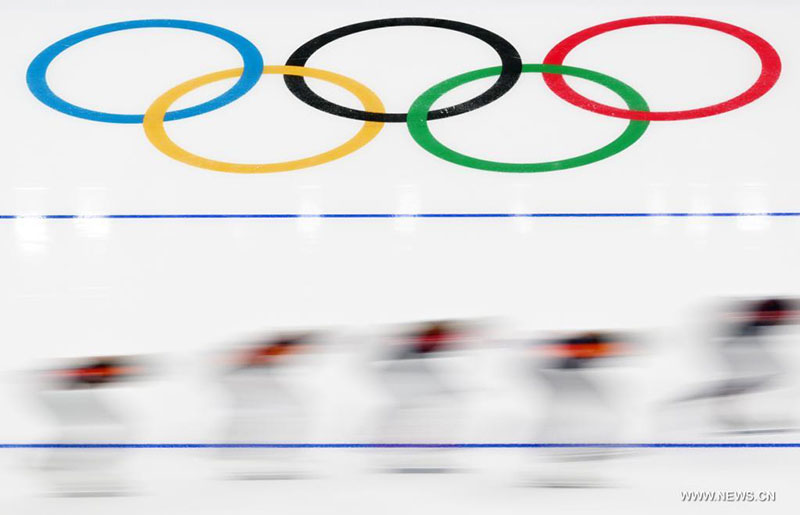 الصور: التدريب قبل بدء أولمبياد بكين الشتوي