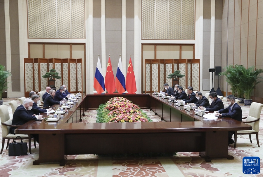 شي يؤكد استعداده للعمل مع بوتين للدفع لتحقيق نتائج التعاون الصيني-الروسي في جميع المجالات