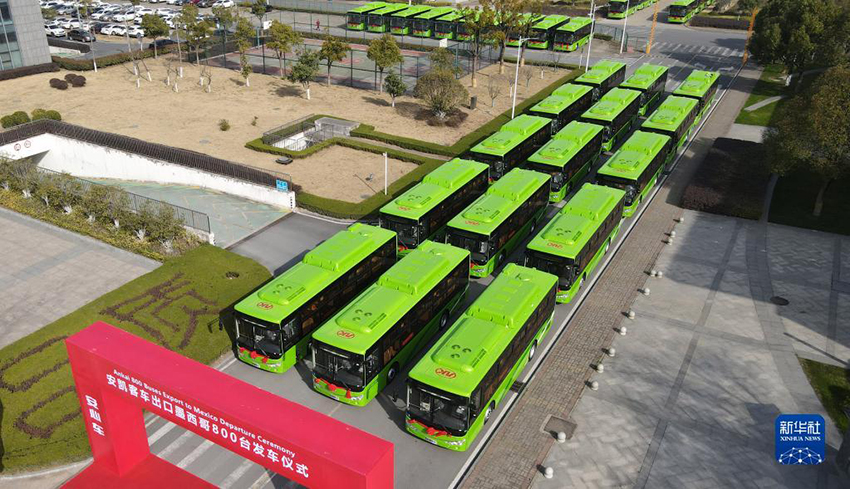 الصين تصدر 800 حافلة الى المكسيك