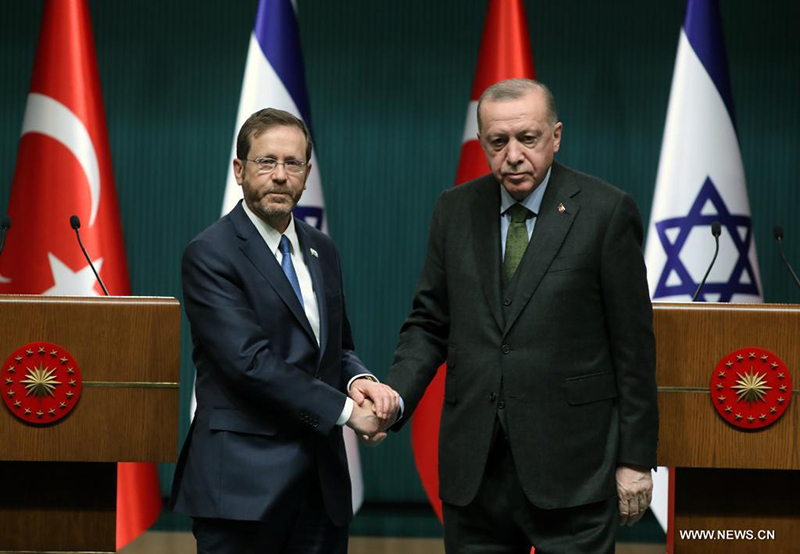 أردوغان: تركيا مستعدة للتعاون مع إسرائيل في مجال الطاقة