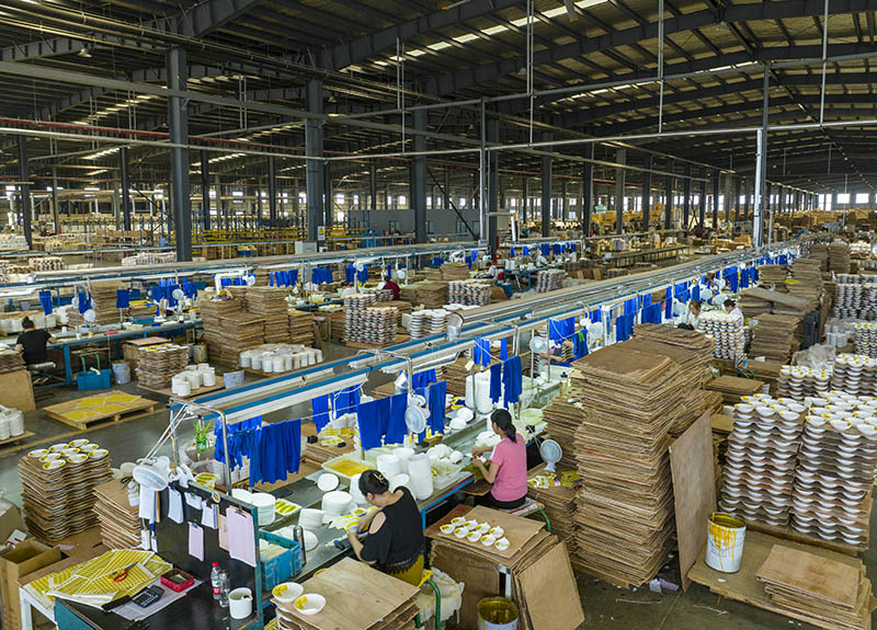 هوايان، جيانغسو: الإسراع في صنع منتجات التصدير