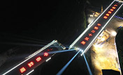قوانغشي: التحام جسر ضخم فوق سكة حديد