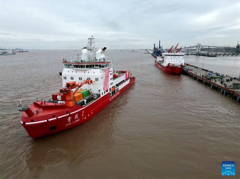 بدء البعثة العلمية الـ39 للصين في القطب الجنوبي