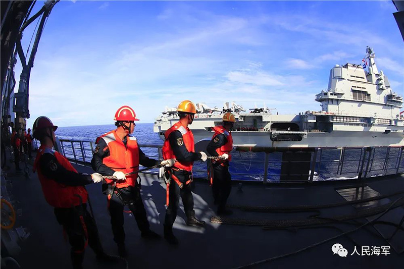 أحدث صور لتدريبات أسطول شاندونغ في بحر الصين الجنوبي