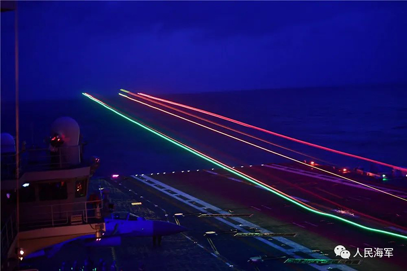 أحدث صور لتدريبات أسطول شاندونغ في بحر الصين الجنوبي