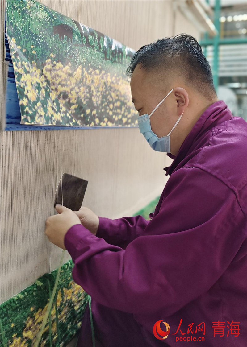 السجّاد التبتي، فخر الصناعة اليدوية في تشينغهاي
