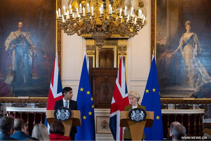 الإعلام: المملكة المتحدة والاتحاد الأوروبي يتوصلان إلى اتفاق جديد بشأن بروتوكول أيرلندا الشمالية