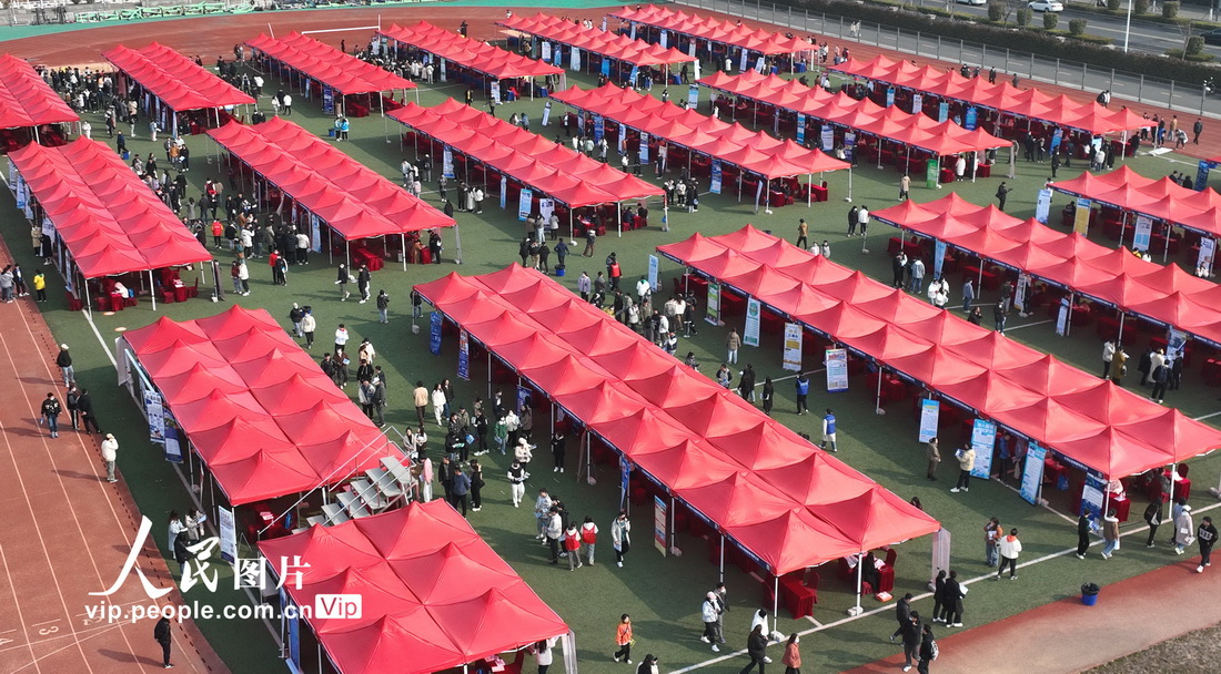 أكثر من 300 شركة تشارك في معرض الوظائف بمدينة ليانيونقانغ بمقاطعة جيانغسو