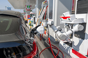 في مدينة كونشان، أول محطّة وقود تستعمل الروبوتات الذكية