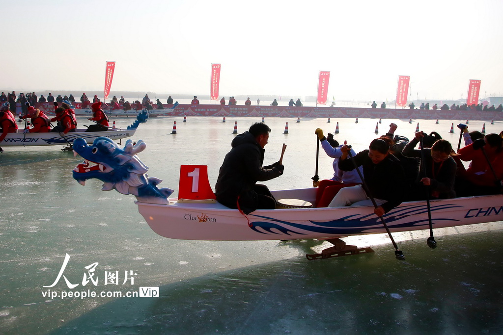 ينتشوان، نينغشيا: إثارة ومتعة في سباق القوارب على الجليد