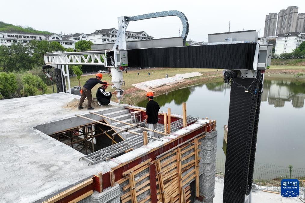 جامعة صينية تشيّد مبنى بطابقين عبر الطباعة الثلاثية