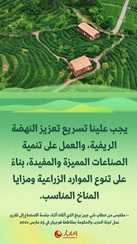 تحت إرشاد شي جين بينغ.. طريق الإنعاش الريفي في فوجيان