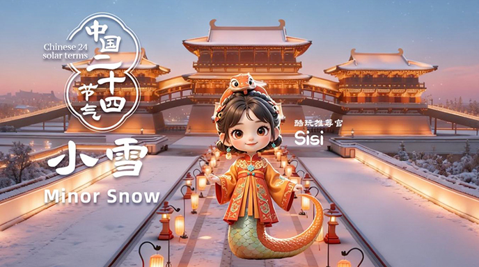 جمال الفصول.. يوم الثلوج الخفيفة