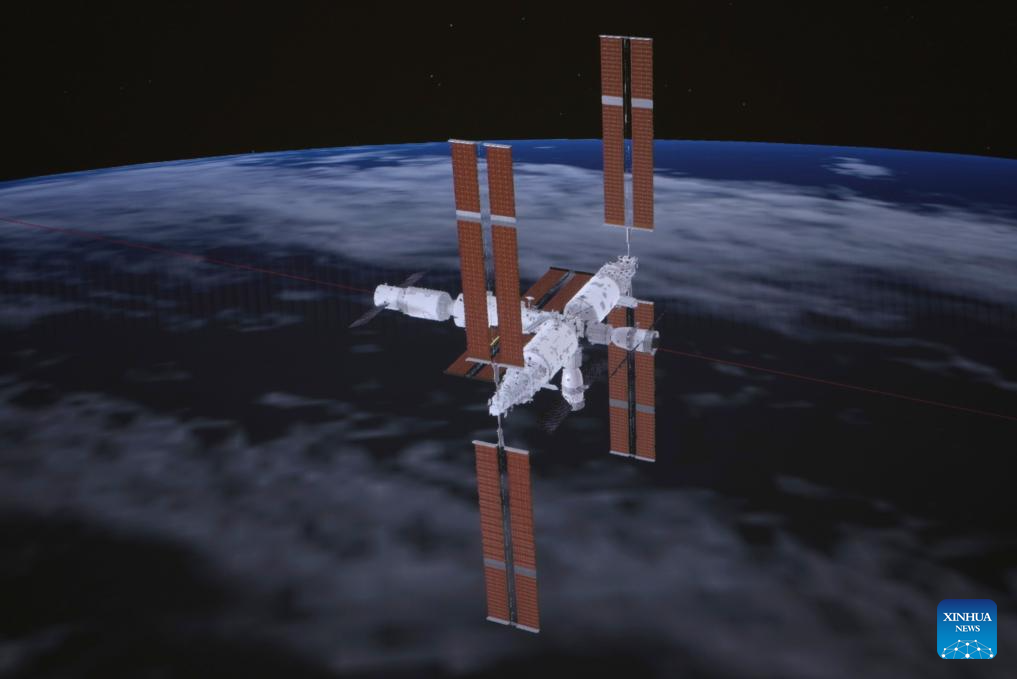 مركبة الفضاء الصينية "شنتشو-22" تلتحم مع مجموعة محطة الفضاء