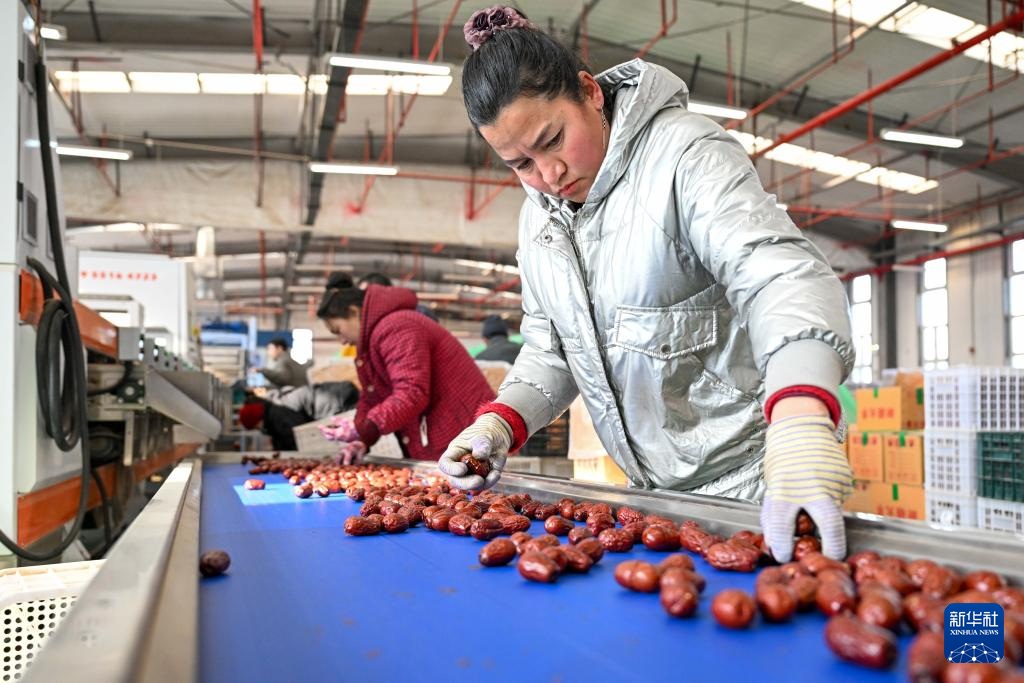 سلع رأس السنة الجديدة من شينجيانغ تشهد ذروة موسم المبيعات