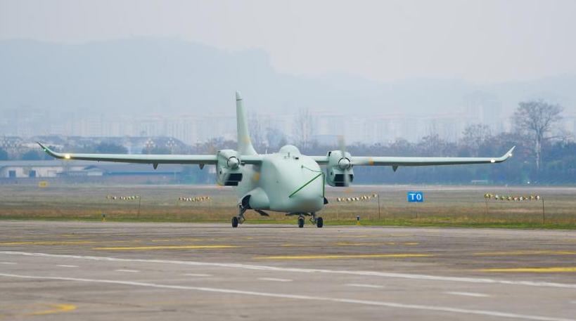 طائرة شحن هجينة صينية دون طيار تنجز رحلتها الأولى