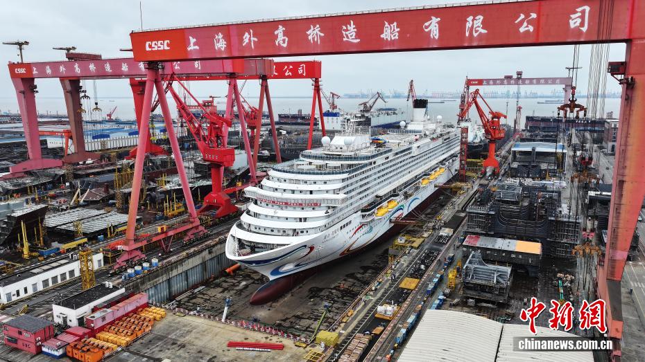 ثاني سفينة سياحية كبيرة مطورة محليا في الصين ستُسلّم بحلول نهاية العام الحالي