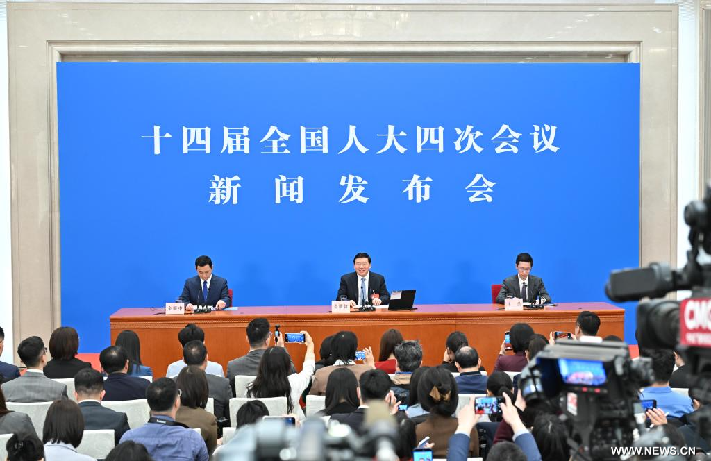 الهيئة التشريعية الوطنية الصينية تعقد مؤتمرا صحفيا قبيل افتتاح دورتها السنوية