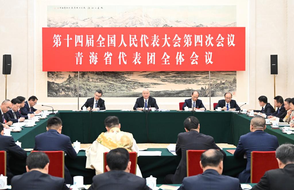 قادة صينيون يحضرون مناقشات خلال الدورة السنوية للهيئة التشريعية الوطنية