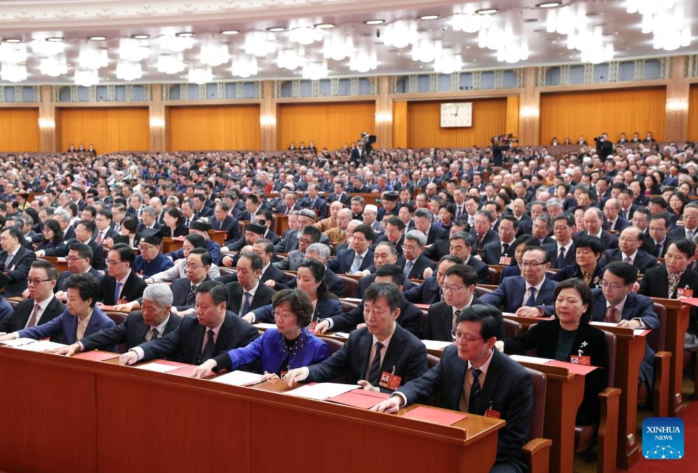 أعلى هيئة استشارية سياسية في الصين تعقد الجلسة الختامية لدورتها السنوية