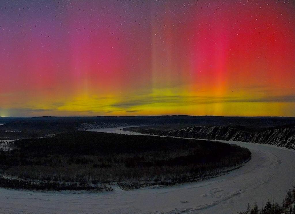 الصورة: شفق قطبي مرصود في شمال شرقي الصين
